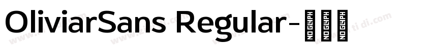 OliviarSans Regular字体转换